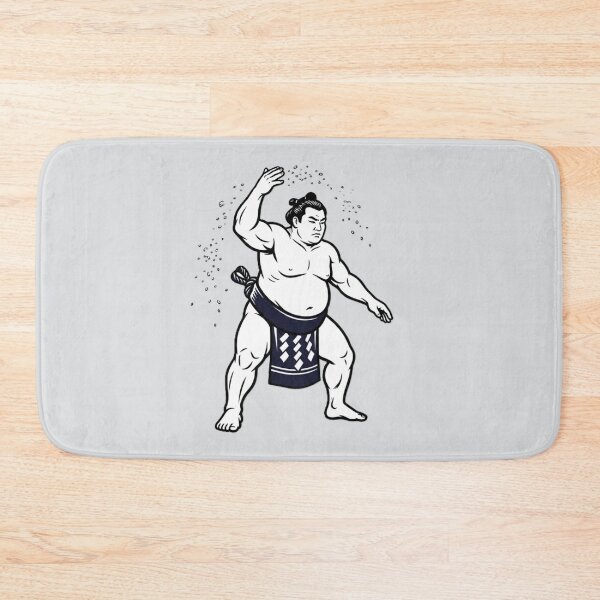 Item preview, Powerful Sumo Wrestler Purifying Salt Toss Art designed and sold by SakuraMarket26.