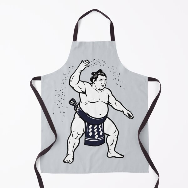 Item preview, Powerful Sumo Wrestler Purifying Salt Toss Art designed and sold by SakuraMarket26.