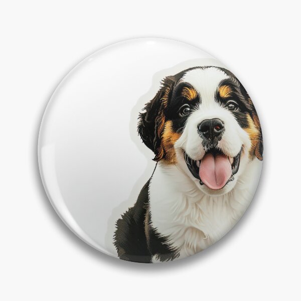 Item preview, Saint Bernard Dog Sticker | Puppy Portrait | Dog Mom Gift 0011 designed and sold by TheTodayTribe.