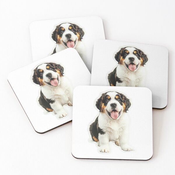 Item preview, Saint Bernard Dog Sticker | Puppy Portrait | Dog Mom Gift 0011 designed and sold by TheTodayTribe.