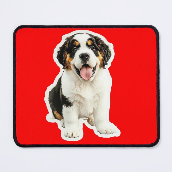 Item preview, Saint Bernard Dog Sticker | Puppy Portrait | Dog Mom Gift 0011 designed and sold by TheTodayTribe.