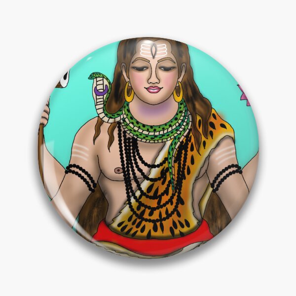 Item preview, Lord Shiva Digital Drawing | Mahadev Spiritual Hindu Artwork designed and sold by Harshit_Digital_Arts.