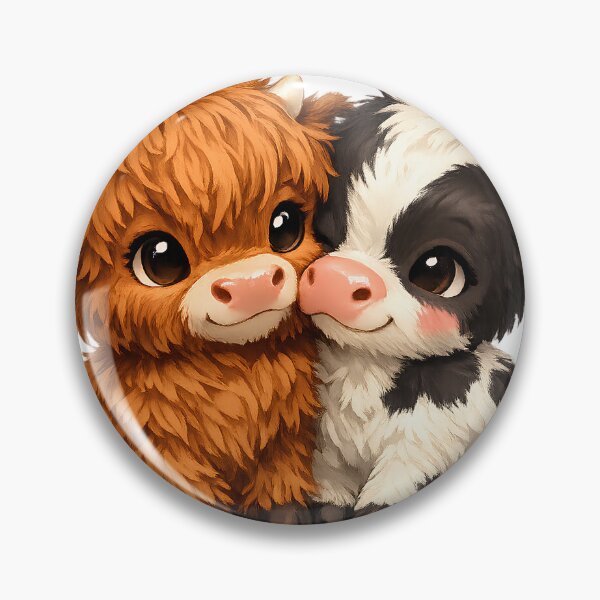 Item preview, Nuzzling baby cows. designed and sold by JiffyGirls.