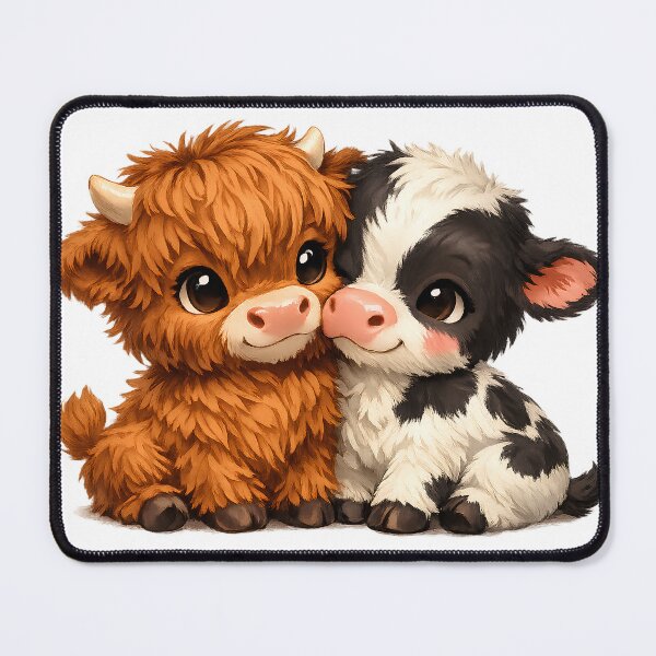 Item preview, Nuzzling baby cows. designed and sold by JiffyGirls.