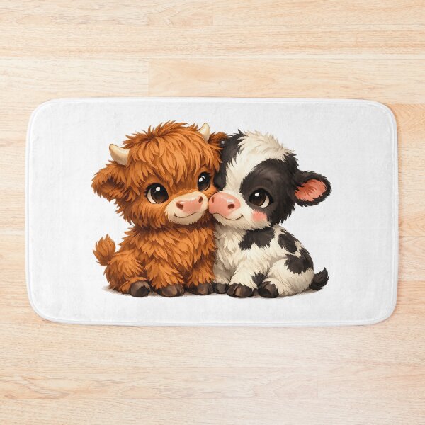 Item preview, Nuzzling baby cows. designed and sold by JiffyGirls.