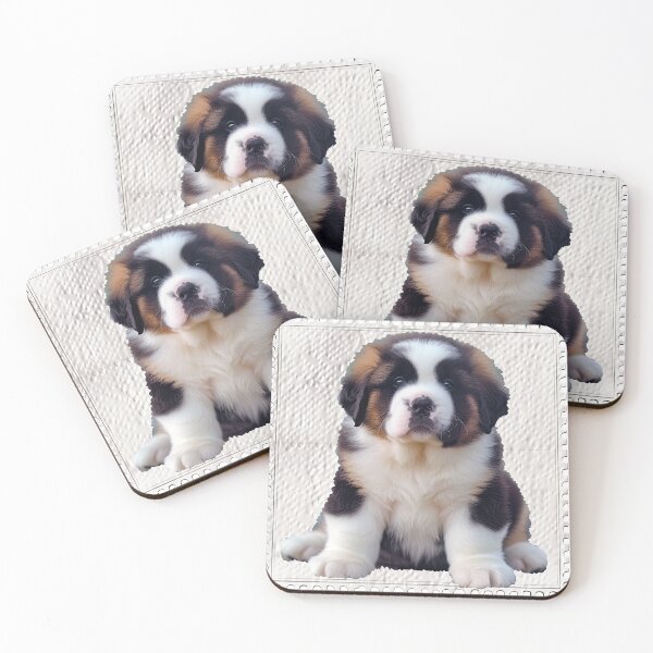 Item preview, Saint Bernard Dog Sticker | Puppy Portrait | Dog Mom Gift 0012 designed and sold by TheTodayTribe.
