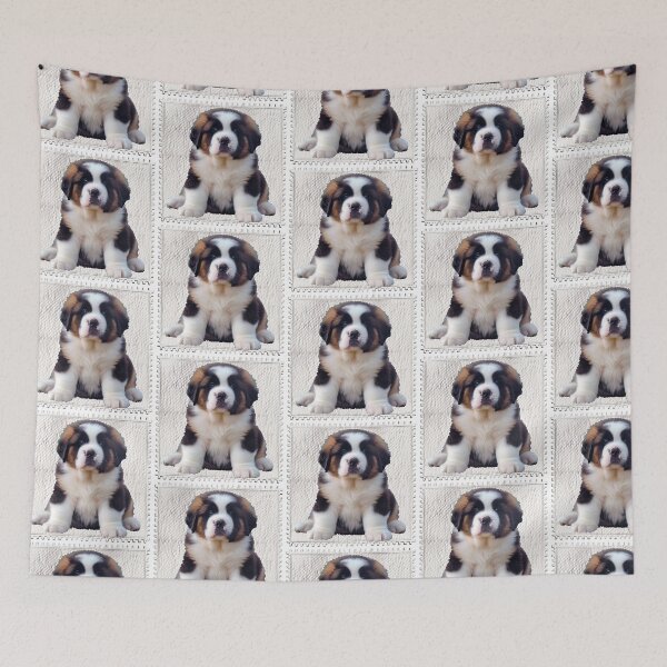 Item preview, Saint Bernard Dog Sticker | Puppy Portrait | Dog Mom Gift 0012 designed and sold by TheTodayTribe.