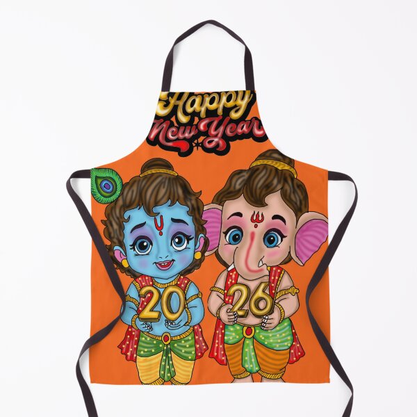 Item preview, Lord Krishna & Ganesha Digital Drawing | Divine Hindu Gods Artwork designed and sold by Harshit_Digital_Arts.