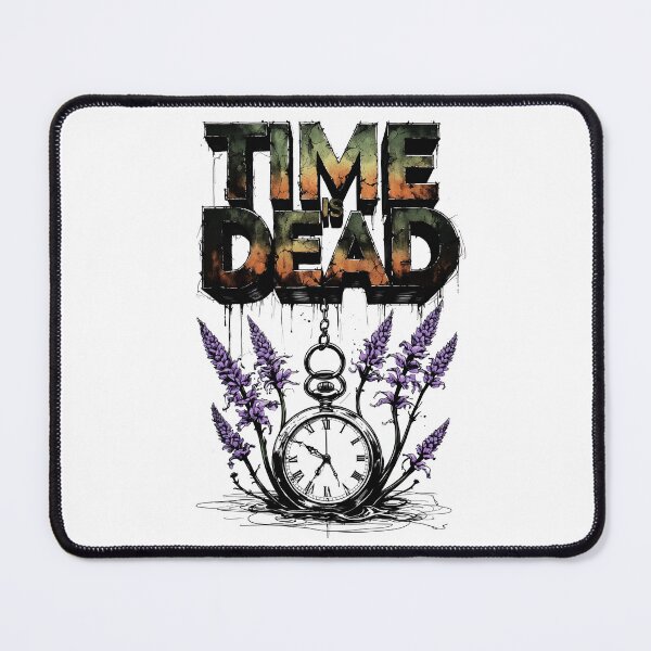Item preview, Time Is Dead Rusted Industrial Typography designed and sold by Dhenin Studio.