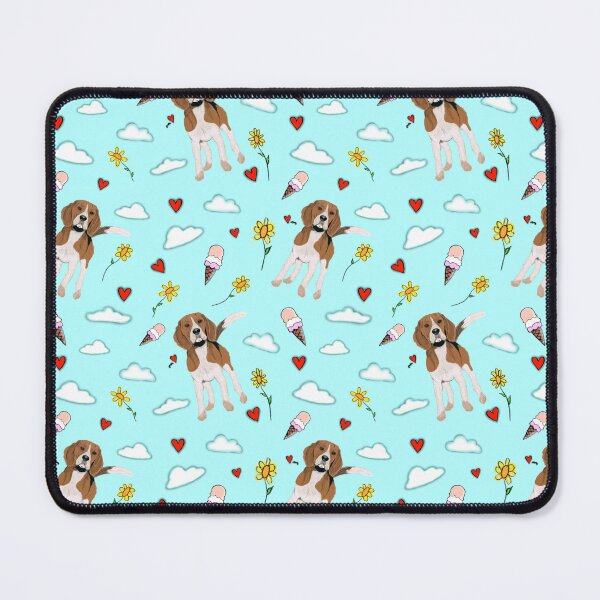 Item preview, Beagle Hound Bagels Snoopy| Show Bird Hunting | Dog Puppy Lover | Sport Working | AKC | Seamless Repeating Pattern designed and sold by yashiki.