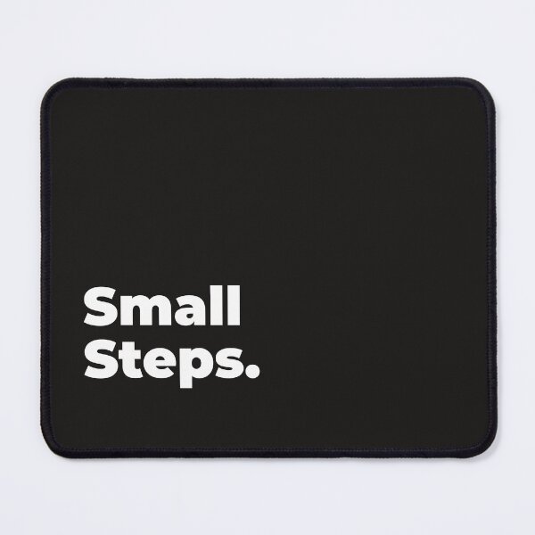 Item preview, Minimalist Relatable Quote “Small Steps" Aesthetic Typography Design designed and sold by diahsariw.