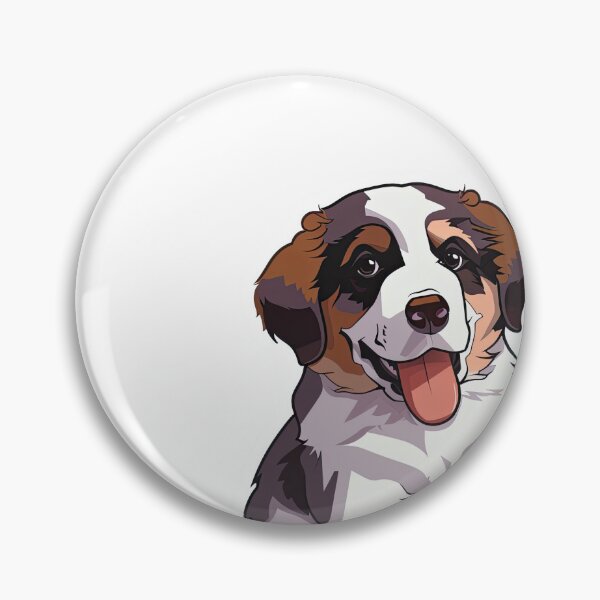 Item preview, Saint Bernard Dog Sticker | Puppy Portrait | Dog Mom Gift 0014 designed and sold by TheTodayTribe.
