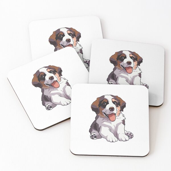 Item preview, Saint Bernard Dog Sticker | Puppy Portrait | Dog Mom Gift 0014 designed and sold by TheTodayTribe.