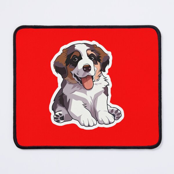 Item preview, Saint Bernard Dog Sticker | Puppy Portrait | Dog Mom Gift 0014 designed and sold by TheTodayTribe.