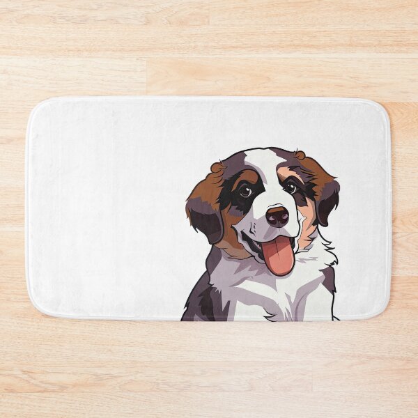 Item preview, Saint Bernard Dog Sticker | Puppy Portrait | Dog Mom Gift 0014 designed and sold by TheTodayTribe.