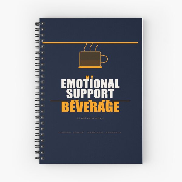 Item preview, My Emotional Support Beverage Funny Coffee Sarcasm Gift designed and sold by Mega-Shopping.