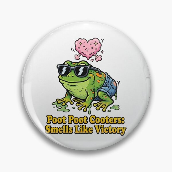 Item preview, Poot Poot Cooters Victory Frog designed and sold by Oh-Marsha.