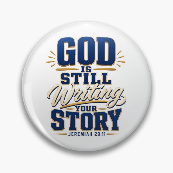 Item preview, God Is Still Writing Your Story Jeremiah 29:11 Christian Faith Design designed and sold by GlowingInGod.