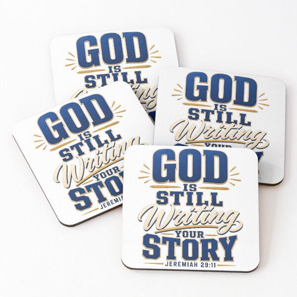 Item preview, God Is Still Writing Your Story Jeremiah 29:11 Christian Faith Design designed and sold by GlowingInGod.