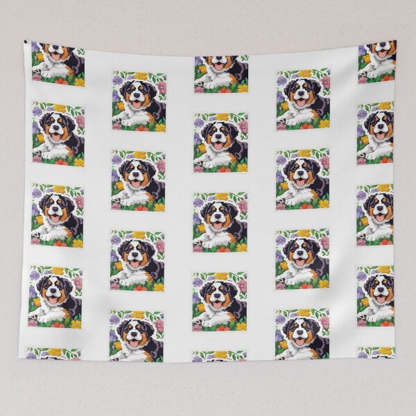 Item preview, Bernese Mountain Dog Portrait Sticker | Realistic Gentle Giant Dog Art | Pet Lover Gift 004 designed and sold by TheTodayTribe.