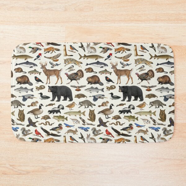 Item preview, Animals of New York State Retro Style Identification Chart designed and sold by kakarikihill.