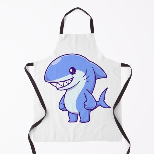 Item preview, Cute Chibi Baby Shark Standing Cartoon designed and sold by mhkhlb.