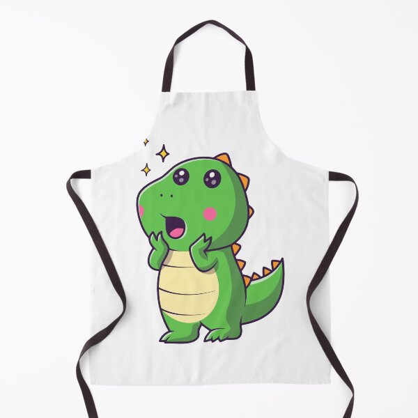 Item preview, Cute Surprised Green Dinosaur Kawaii Cartoon designed and sold by mhkhlb.