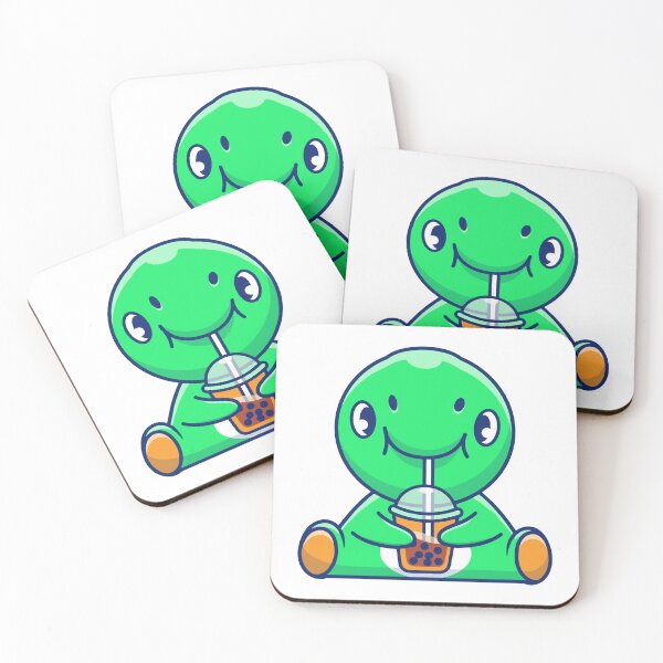 Item preview, Cute Turtle Drinking Bubble Tea Boba Cartoon designed and sold by mhkhlb.