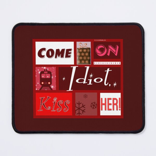 Item preview, Idiot Kiss Red designed and sold by Normbot2000.