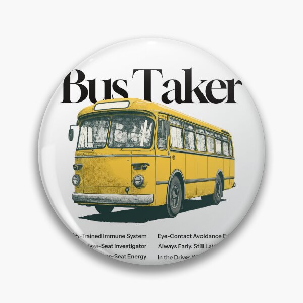 Item preview, The Bus Taker designed and sold by Keep It DRY Studio.