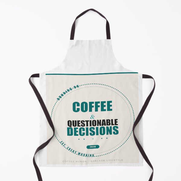 Item preview, Running On Coffee And Questionable Decisions Funny Sarcasm Badge designed and sold by Mega-Shopping.