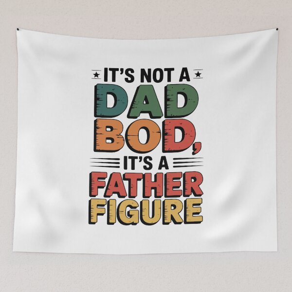 Item preview, Its Not a Dad Bod Its a Father Figure Funny Dad designed and sold by ShopVelona.