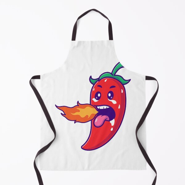 Item preview, Funny Hot Chili Pepper Breathing Fire Cartoon designed and sold by mhkhlb.