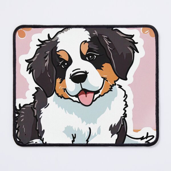 Item preview, Copy of Bernese Mountain Dog Portrait Sticker | Realistic Gentle Giant Dog Art | Pet Lover Gift 004 designed and sold by TheTodayTribe.