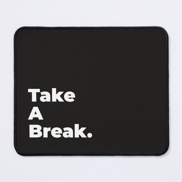 Item preview, Minimalist Relatable Quote “Take a Break" Aesthetic Typography Design designed and sold by diahsariw.