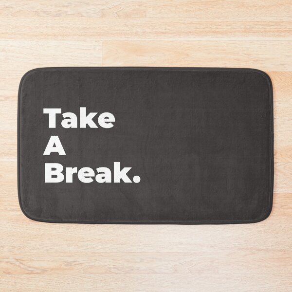 Item preview, Minimalist Relatable Quote “Take a Break" Aesthetic Typography Design designed and sold by diahsariw.