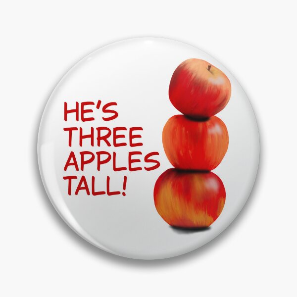 Item preview, He's Three Apples Tall! designed and sold by Friend of Frogs.