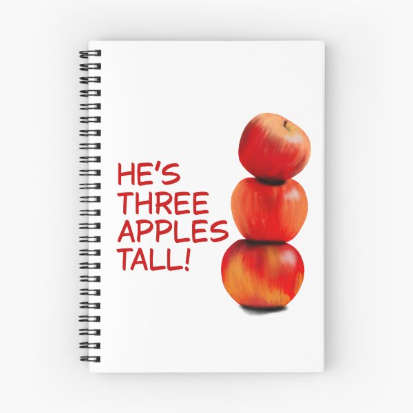 Item preview, He's Three Apples Tall! designed and sold by Friend of Frogs.