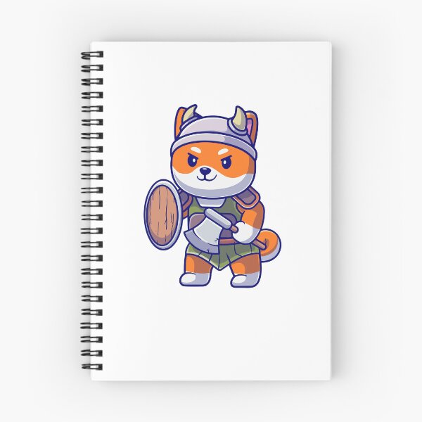 Item preview, Cute Shiba Inu Viking Warrior with Axe and Shield designed and sold by mhkhlb.