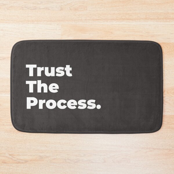 Item preview, Minimalist Relatable Quote “Trust the Process" Aesthetic Typography Design designed and sold by diahsariw.