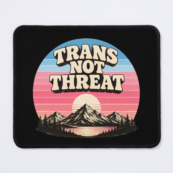 Item preview, Trans Not Threat designed and sold by VYRON STUDIO.