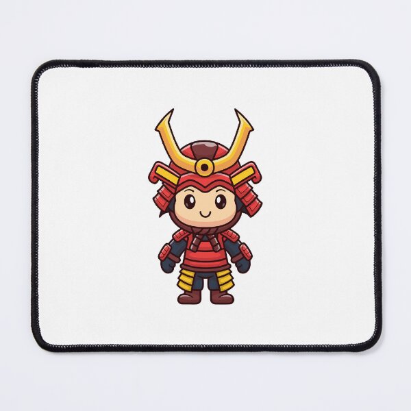 Item preview, Cute Chibi Samurai Warrior in Red Armor Cartoon designed and sold by mhkhlb.