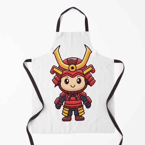 Item preview, Cute Chibi Samurai Warrior in Red Armor Cartoon designed and sold by mhkhlb.