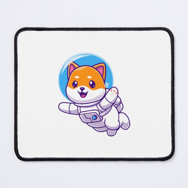 Item preview, Cute Shiba Inu Astronaut Floating in Space designed and sold by mhkhlb.