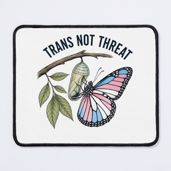 Item preview, Trans Not Threat designed and sold by VYRON STUDIO.
