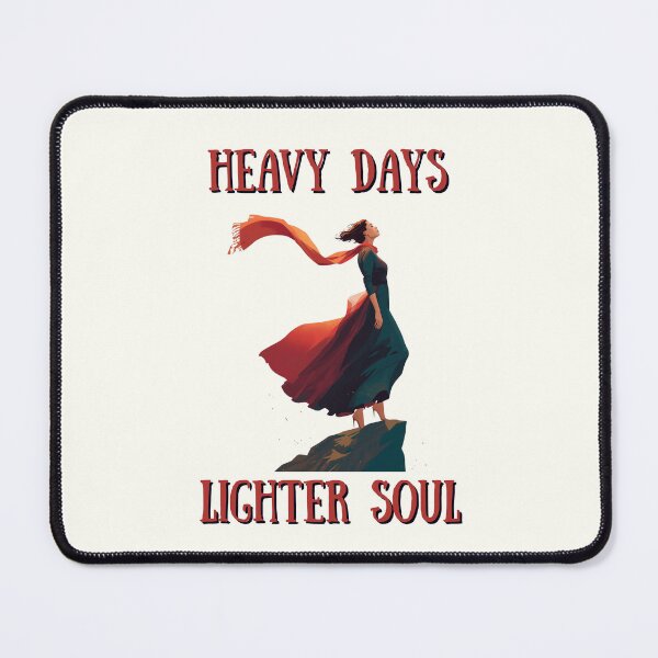 Item preview, Heavy Days, Lighter Soul – Feminine Resilience Art designed and sold by QuietlyBecoming.