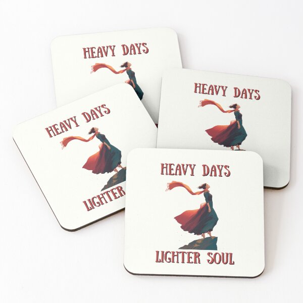 Item preview, Heavy Days, Lighter Soul – Feminine Resilience Art designed and sold by QuietlyBecoming.