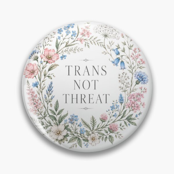 Item preview, Trans Not Threat designed and sold by VYRON STUDIO.