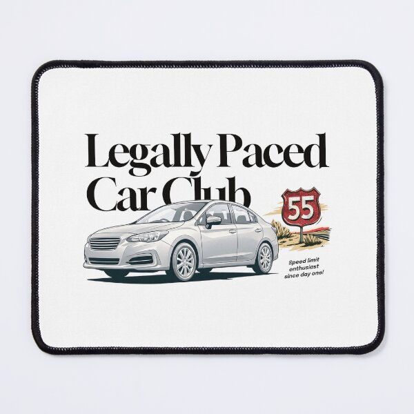 Item preview, Legally Paced Car Club designed and sold by Keep It DRY Studio.