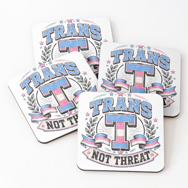 Item preview, Trans Not Threat designed and sold by VYRON STUDIO.